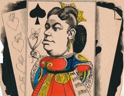 Marie Sass fra operaen, 1867. av Andre Gill
