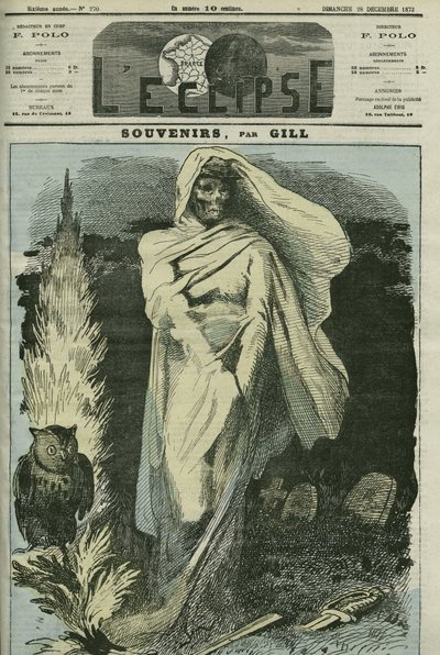 Minner om den fransk-prøyssiske krigen i 1870. Omslag i "" L