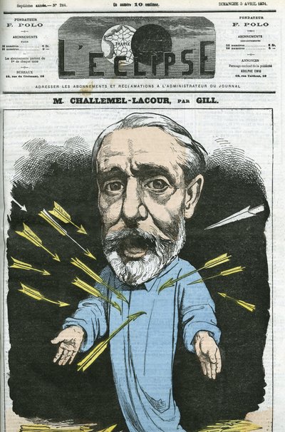 Paul-Armand Challemel-Lacour (1827–1896), politiker, diplomat og historiker av fransk filosofi. Omslag i "" L
