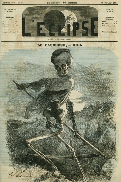 The Reaper, en representasjon av døden. Omslag i "" L