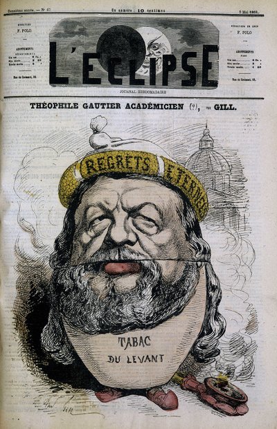 Théophile Gautier - av Gill, i "" L