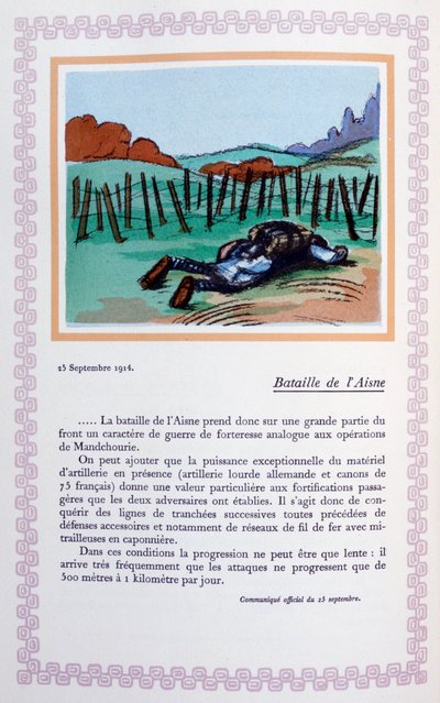 Slaget ved Aisne, 25. september 1914, 1919 av Andre Helle