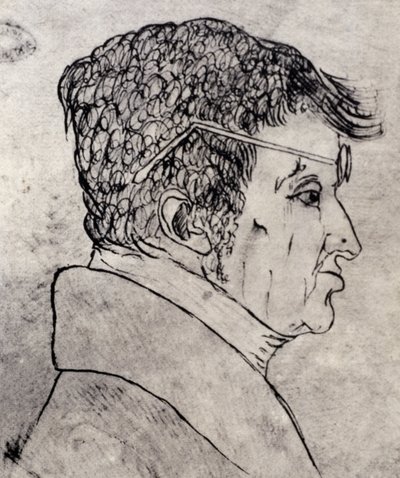 Selvportrett av Andre-Marie Ampere (Poleymieux-au-Mont-d