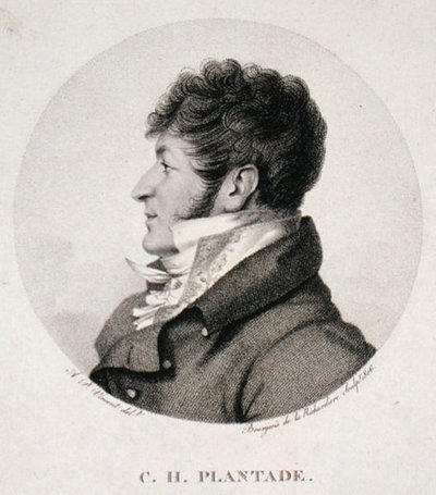 Portrett av Charles-Henri Plantade (1764-1839) 1806 (gravering) av Andre Paul (after) Vincent