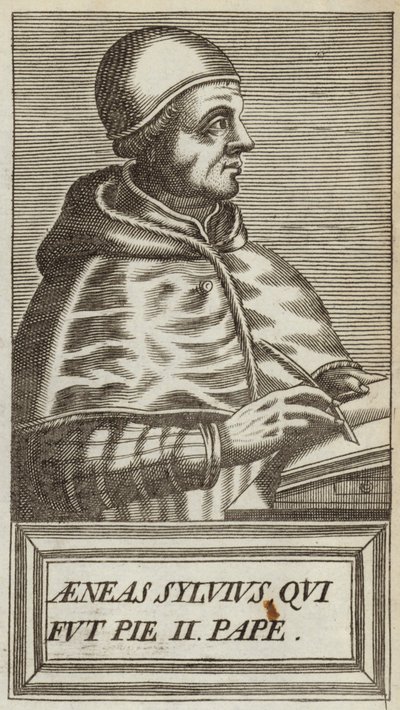 Pave Pius II av Andre Thevet