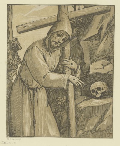 Den hellige Frans av Assisi av Andrea Andreani