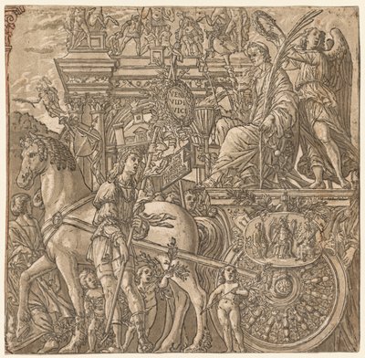 The Triumph of Julius Caesar: Caesar Triumphant av Andrea Andreani