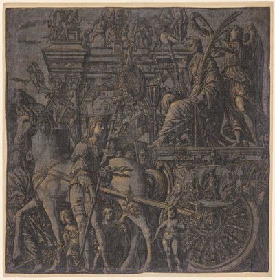 The Triumph of Julius Caesar: Caesar Triumphant av Andrea Andreani