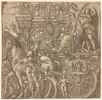 The Triumph of Julius Caesar: Caesar Triumphant, 1593-99. av Andrea Andreani