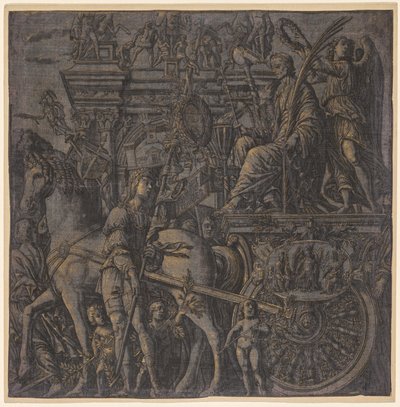The Triumph of Julius Caesar: Caesar Triumphant, 1593-99. av Andrea Andreani