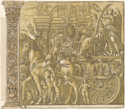 The Triumph of Julius Caesar [nr.9 pluss 2 kolonner], 1599. av Andrea Andreani
