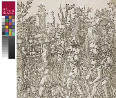 Cæsars triumf, 1599 av Andrea Andreani