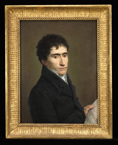 Portrett av en musiker, ca. 1800. av Andrea Appiani