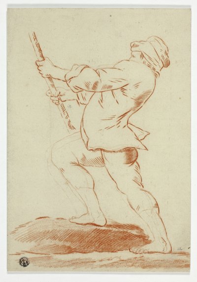 Boy Holding Staff av Andrea Lilio
