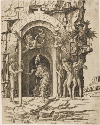 Nedstigning til Limbo av Andrea Mantegna