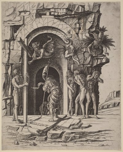 Nedstigning til Limbo av Andrea Mantegna