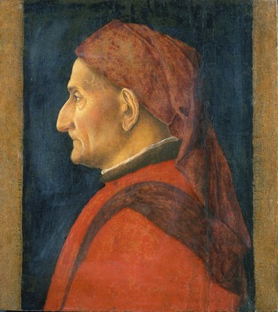 Portrett av en mann, 1450 av Andrea Mantegna