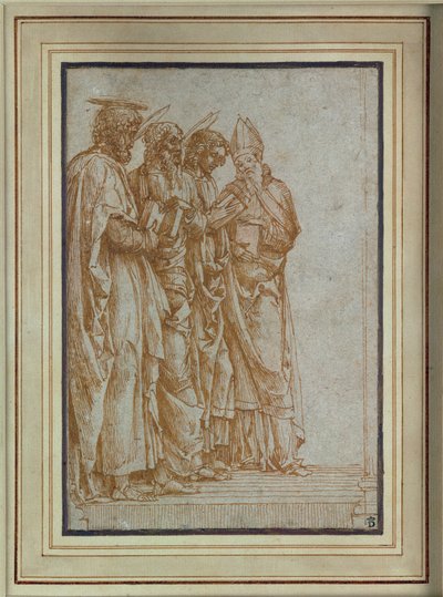 De hellige Peter, Paulus, Johannes evangelisten og Zeno av Andrea Mantegna