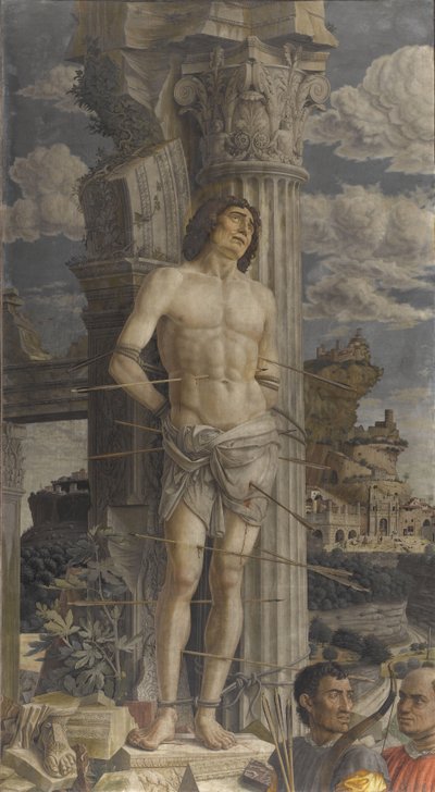 Sankt Sebastians martyrium av Andrea Mantegna