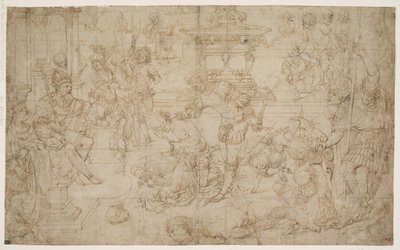 De ti tusen kristnes martyrium av Andrea Mantegna