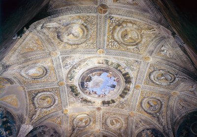 Triumf av Cæsar og Oculus i Brudekammeret, ca. 1473 (fresco) av Andrea Mantegna
