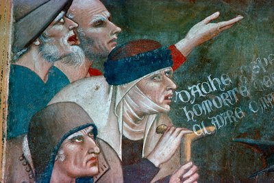 Fragment av en freske som viser dødens triumf, 1300-tallet av Andrea Orcagna