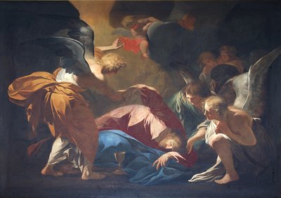 Jesus i Getsemane hage av Andrea Pozzo