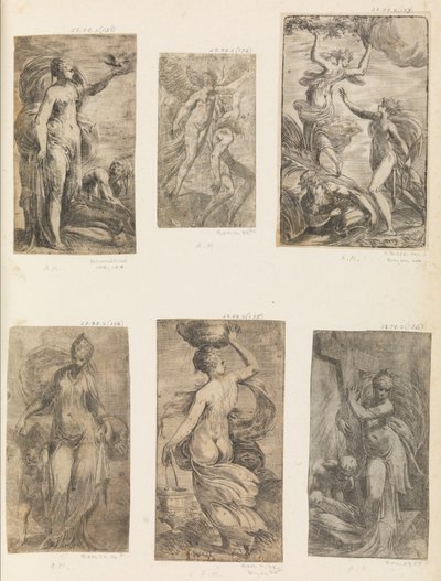Apollo og Daphne, ca. 1538-40. av Andrea Schiavone