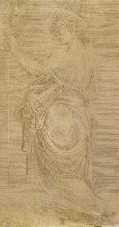 Evangelisten Johannes, . av Andrea Schiavone