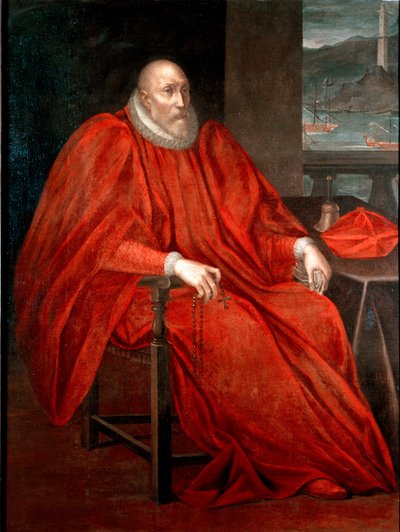 Portrett av Simone Spinola (1522-1569, Doge of Genes mellom 1567 og 1569) Maleri av Andrea Semino (1526-1594) 1568-1569 Søn. 128x170 cm Privat samling av Andrea Semino