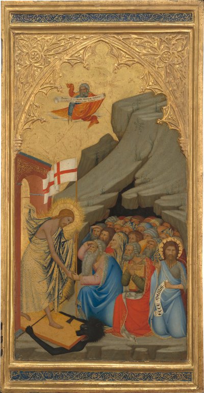 The Descent into Limbo, ca. 1380 (eggtempera og bladgull på trepanel) av Andrea Vanni
