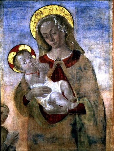 Madonna og barn av Andrea del (school of) Verrocchio