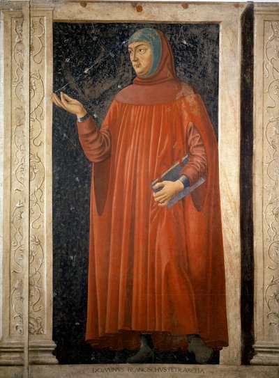 Portrett av Francesco Petrarca av Andrea del Castagno