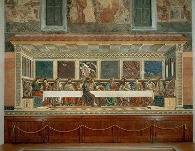 Den siste nattverd (freske) av Andrea del Castagno