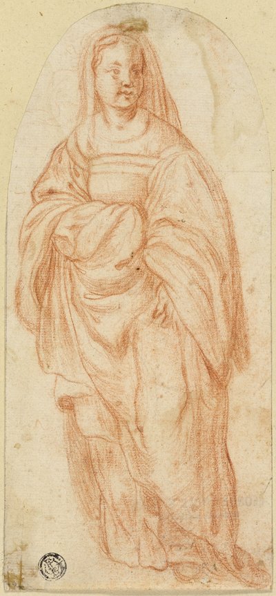 Stående kvinne av Andrea del Sarto