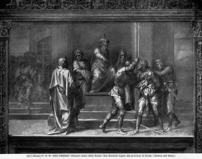 The Arrest of St John, ca. 1520 (fresco) av Andrea del Sarto