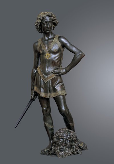 David seier over Goliat, ca 1470. av Andrea del Verrocchio