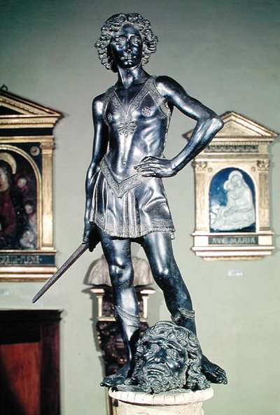 David, ca. 1470 (bronse) (se også 93596) av Andrea del Verrocchio