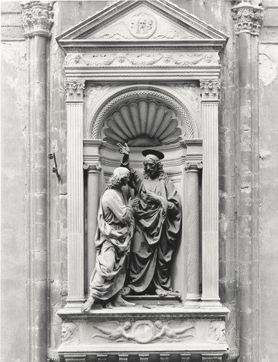 Incredulation of St. Thomas av Andrea del Verrocchio