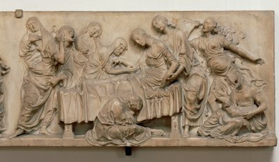 Relieff som viser Francesca Tornabuonis død av Andrea del Verrocchio