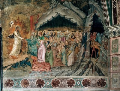 Kristi nedstigning i limbo. 1367-1369 av Andrea di Bonaiuto