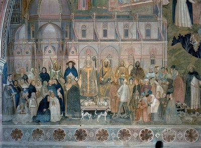 De dominikanske munkenes triumf. 1367-1369 av Andrea di Bonaiuto