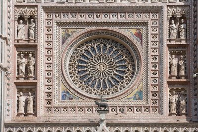 Rosevindu, Santa Maria Assunta-katedralen, Orvieto, Umbria, Italia av Andrea di Cione Orcagna