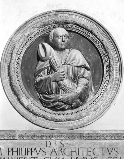Byste av Filippo Brunelleschi (1377-1446) av Andrea di Lazzaro Cavalcanti