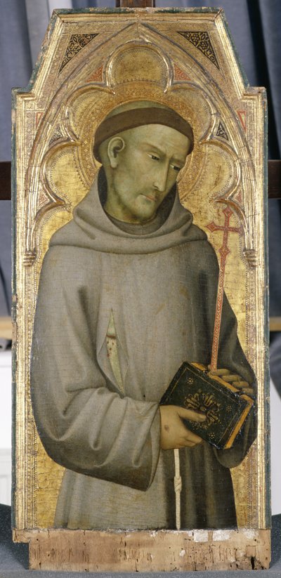 St. Francis, ca. 1375 (tempera på poppeltre) av Andrea di Vanni dAndrea Salvani Andrea di Vanni dAndrea Salvani