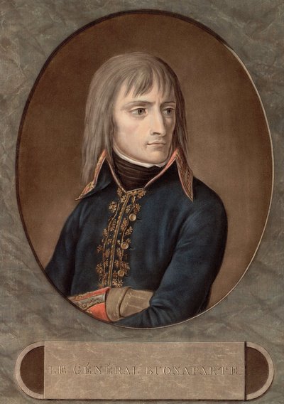 general Bonaparte i 1798 - gravering av Andrea Appiani (1754-1817) - av Andrea the Elder (after) Appiani