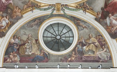 Saint Ambrose og Saint Gregory the Great, 1792-95 av Andrea the Elder Appiani