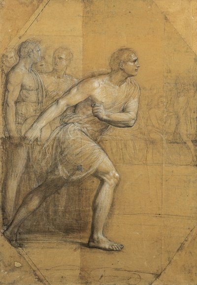 Diskoskasteren, av Andrea Appiani, tegning av Andrea the Elder Appiani