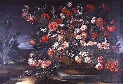 Stilleben av blomster av Andrea the Elder Scacciati