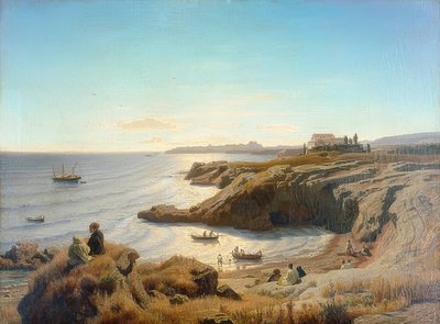 Syracuse-kysten. 1861 av Andreas Achenbach